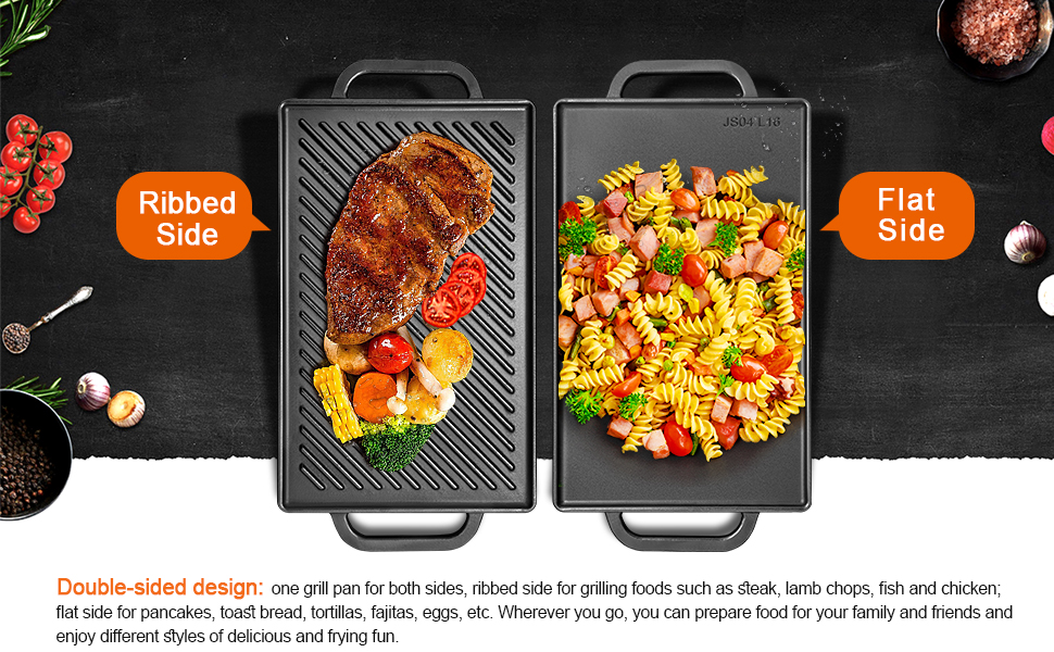 reversible grill griddle