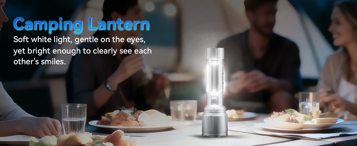 rechargeable flashlight for camping