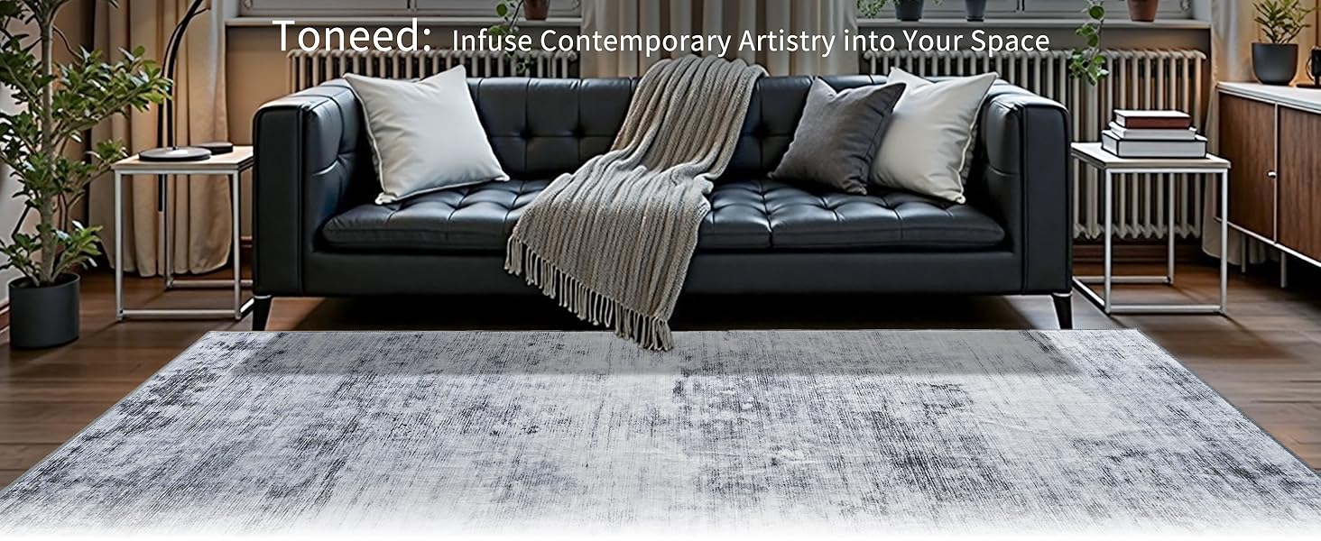 abstract area rug for living room