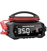 35 amp Lithium Battery Charger,6V 10A &amp;12V 35A &amp; 24V 18A Fully-Automatic Smart Car Battery Charge...