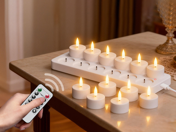 rechargeable tea lights