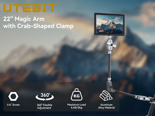 magic arm camera mount clamps