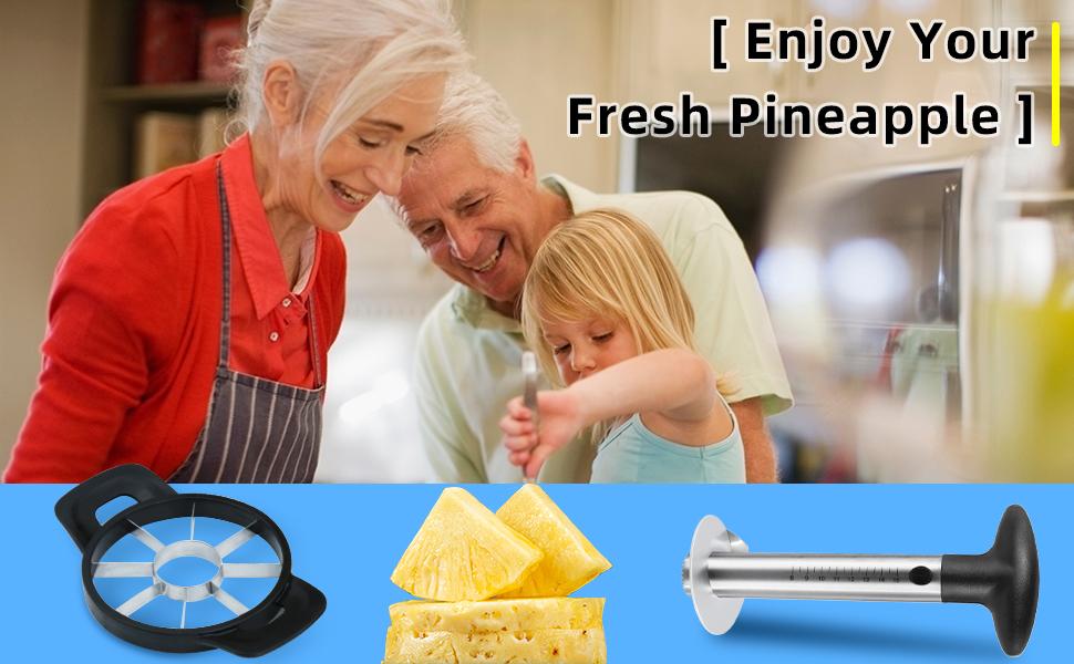 Newness Pineapple Corer and Slicer Tool
