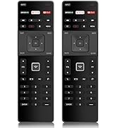 (Pack of 2) XRT122 Universal Replacement Remote Control for VIZIO-D Series E Series M Series LED ...