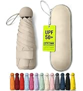 Baraida Mini Umbrella: Compact, Lightweight &amp; Portable 3-in-1 Travel Umbrella for Sun and Rain - ...