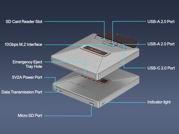 External USB CD DVD Drive