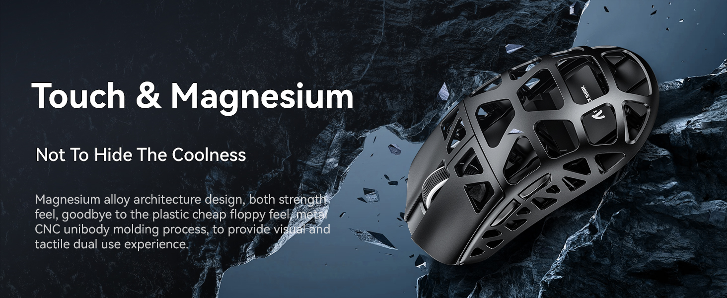 R3 Wireless Gaming Mouse,PAW3395 Up to 26K DPI 8KHz Return Rate