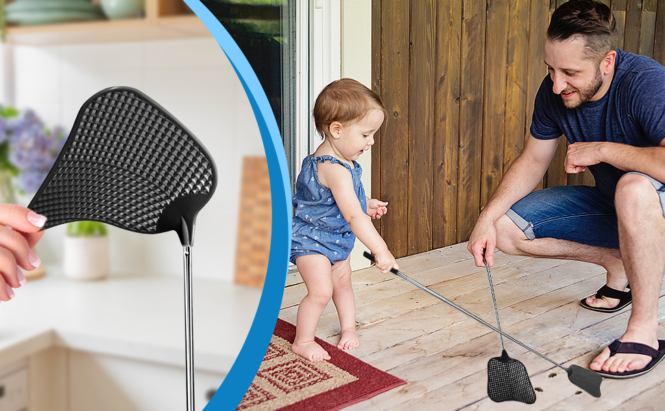 fly swatter,telescopic fly swatter for indoors,outdoor telescopic fly swatter for home