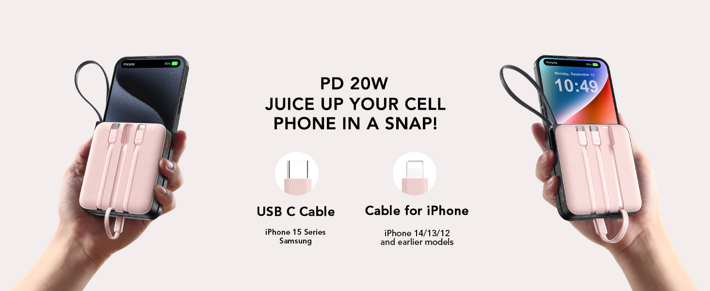 portable charger power bank 20000mah