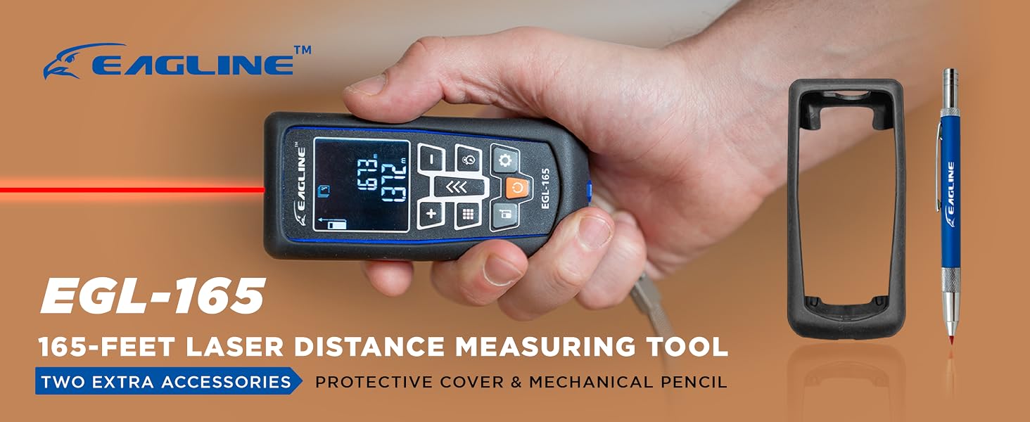 EGL165 165-FEET LASER DISTANCE MEASURING TOOL