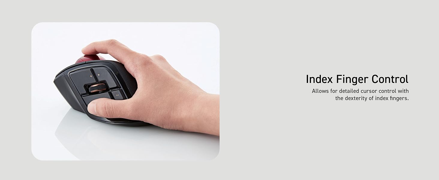 Deft Pro Trackball Index Finger Control