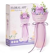 ROBOTIME 3D Puzzle Flower Lavender Rose AF021, Craft for Adults Artificial Flower Bouquet Collect...