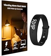 RITHEM Vibrating Alarm Clock Watch for Heavy Sleepers, Silent Wake Up Bracelet &amp; Smart Wristband,...