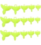 100 Pcs Yellow Fishing Treble Hook Covers Fishing Hook Bonnets Safety Cap Protector Hook Safety C...