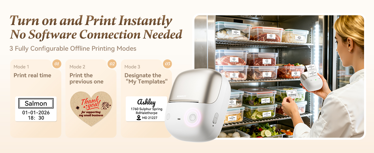 NIIMBOT B2 Pro Label Maker