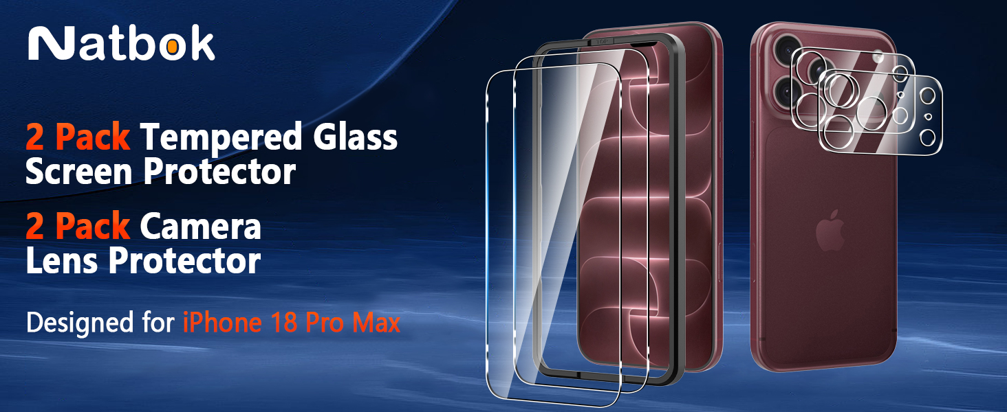 iPhone 18 Pro Max Glass Screen Protector