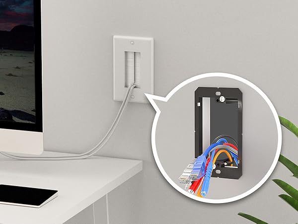 outlet covers wall plate low voltage wire tv cable hider recessed outlet wall plug covers 