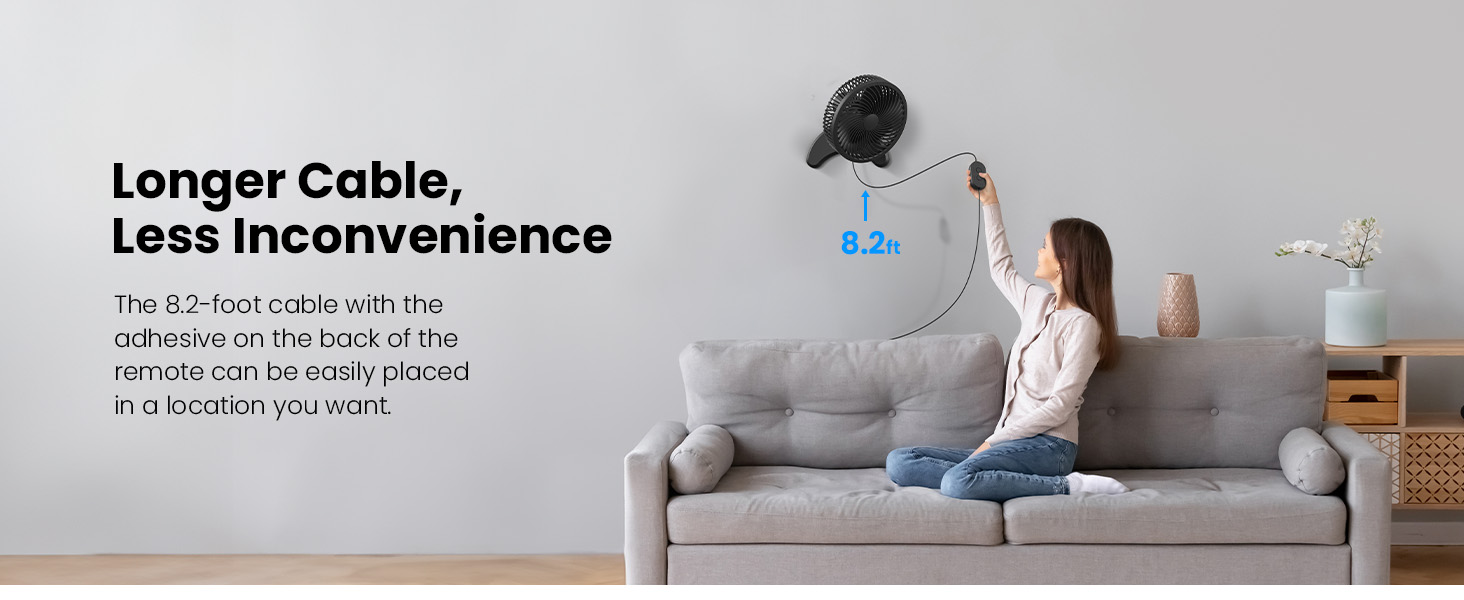 8 Inch Wall-mount Fan