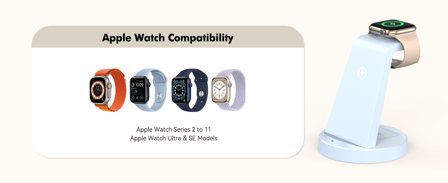 iphone apple watch charging station