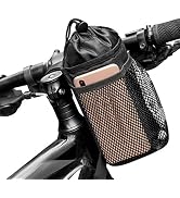 Caudblor Bike Water Bottle Holder Bag for Kid Adult, Insulated Bicycle Coffee Cup Holders with Ph...