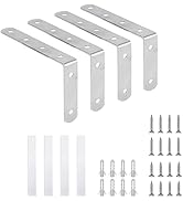 Furniture Anchors (4 Pack) Cabinet Anti Tip Kit for Baby Pet Proofing, Stainless Steel Furniture ...