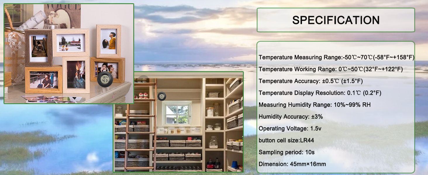 min Hygrometer Thermometer digital thermometer humidity meter digital hygrometer mini hygrometer 