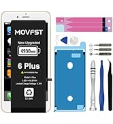 MOVFST Replacement Battery for iPhone 6 Plus,Li-ion Polymer 4950mAh High Capacity Battery Fit for...