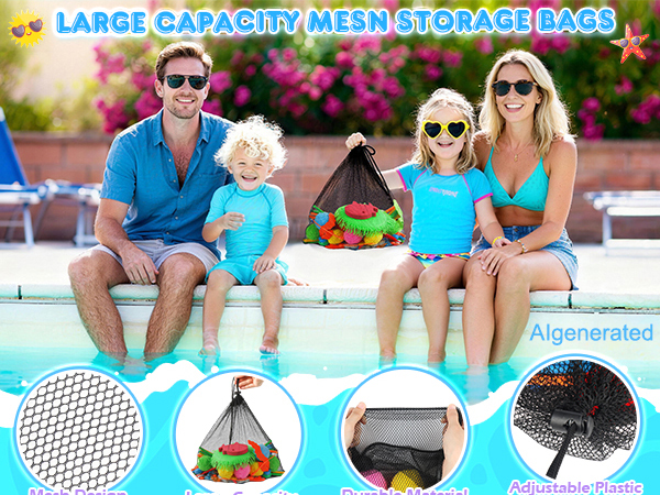 Mesh Storage Pool Bag