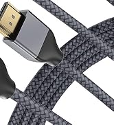 Basesailor 8K HDMI 2.1 Cable 3.3FT/1M 2Pack,60Hz HDMI Cables 48Gbps Ultra High Speed Braided Cord...