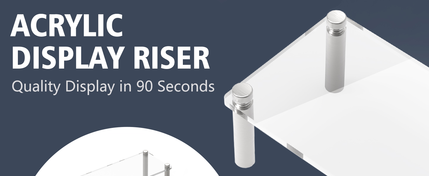 acrylic display riser A+1