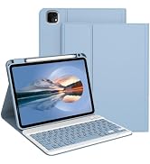 Divufus Keyboard Case for iPad Pro 11 Inch (M4) 2024 [Magnetic Detachable Wireless Keyboard][Supp...