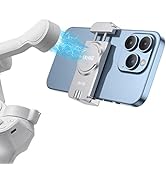 UURIG Magnetic Cell Phone Clamp for DJI OM, Phone Tripod Mount, Handheld Gimbals Magnetic Ring Ho...