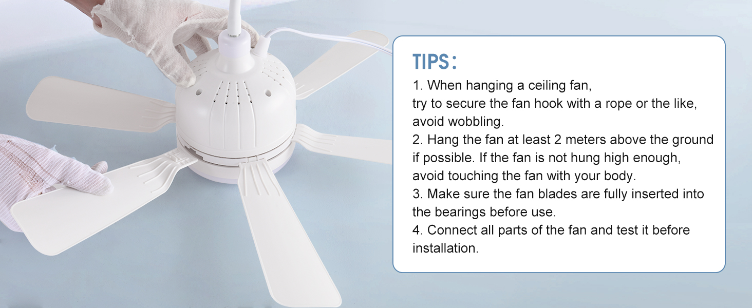 portable ceiling fan