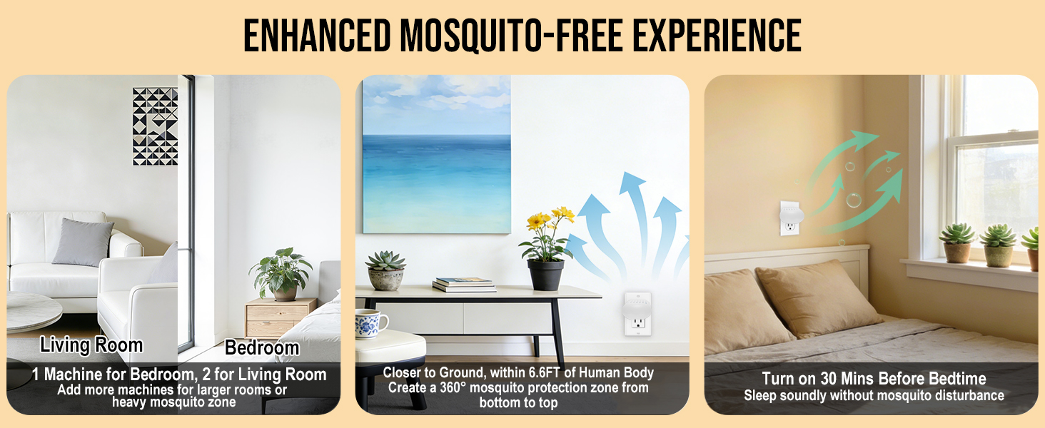 ENHANCED MOSQUITO-FREE EXPERIENCE