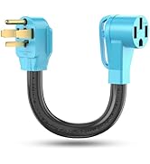 CircleCord 4 Prong NEMA 14-30P to 14-50R EV Charger Adapter Cord Compatible with Tesla Model 3/S/...