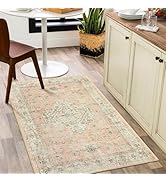 LIVEBOX Washable Area Rug 3x5 - Non-Slip Indoor Rug for Entryway Bedroom,Boho Low-Pile Front Door...