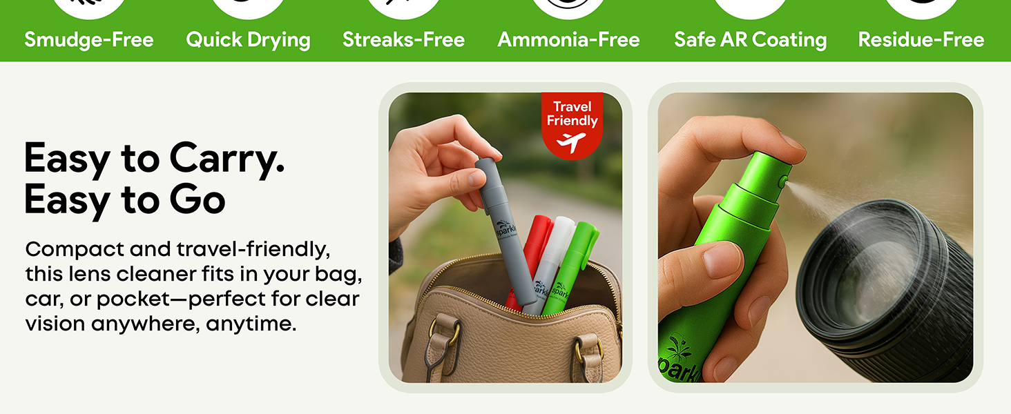 eye glass cleaner spray, glasses cleaning kit, glasses cleaner spray