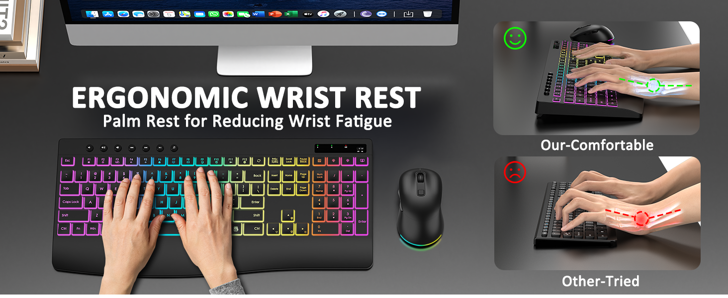 wireless mouse and keyboard combo