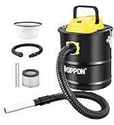 SIPPON Ash Vacuum Cleaner, Pellet Stove Vacuum Cleaner with Blower Function, 800W Powerful Suctio...