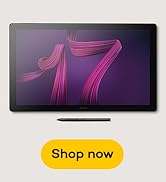 Wacom Cintiq Pro 17 Drawing Tablet with Screen, 17.3" Ultra HD 4K. 10-bit 120Hz Touchscreen Displ...