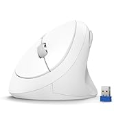 TECKNET Wireless Mouse, 5 Adjustable DPI Levels, 6 Buttons, 4800 DPI Wireless Vertical Mouse, 2.4...