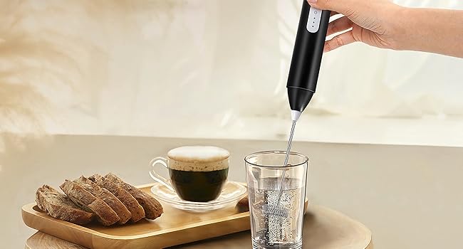 Rechargeable Milk Frother Wand