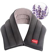 Comfheat Microwavable Heating Pads for Neck Pain Relief, Moist Heated Neck Wrap Warmer, Cold and ...