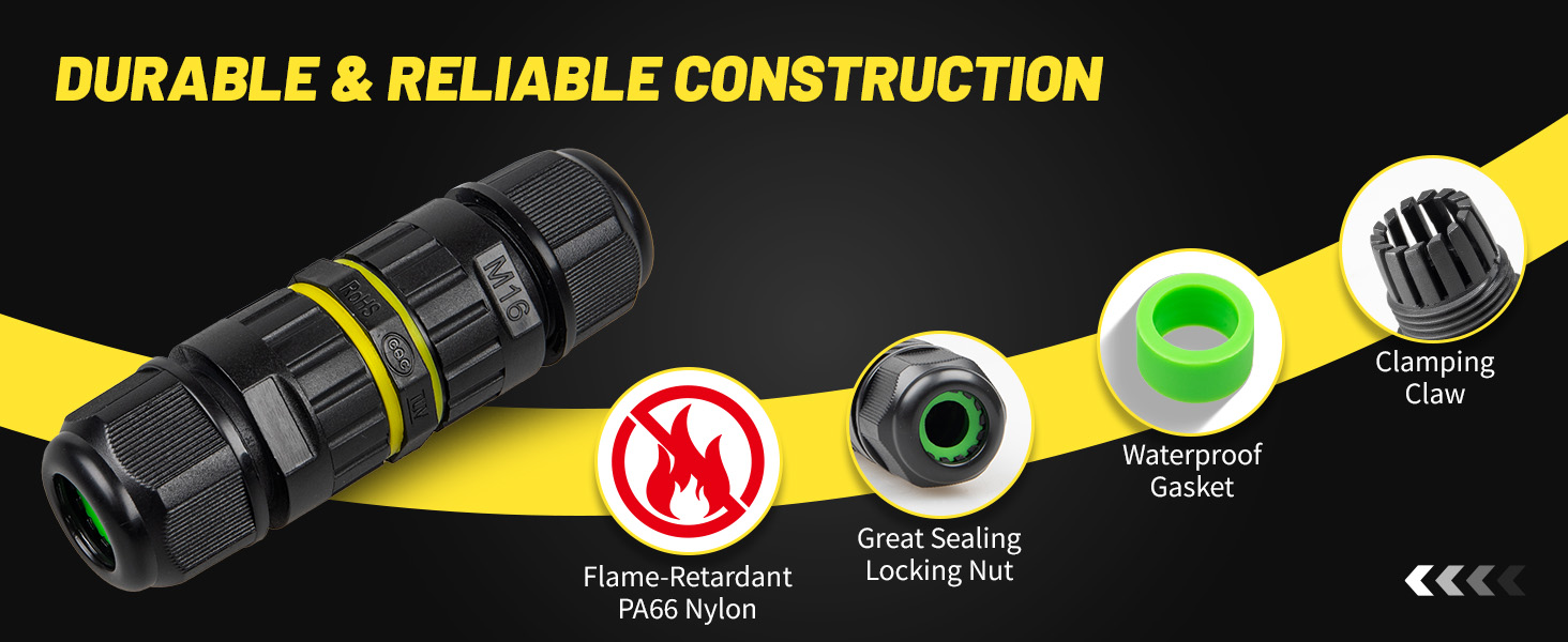 flame retardant junction box connector