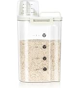 TBMax Rice Container, High Transparency PET Airtight Food Storage Container 2.64 Qt/4 Lbs, Kitche...