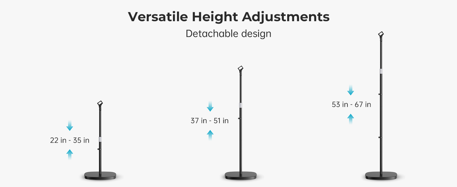 Mic stand with Height Adjustable