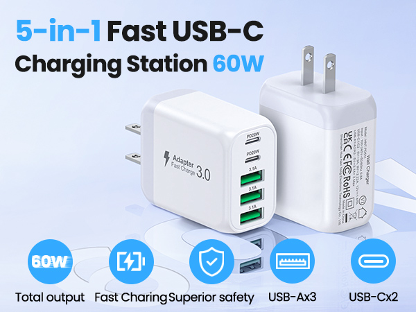 usb c charger block