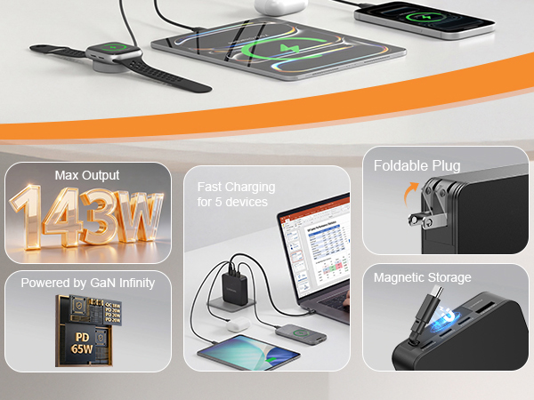 retractable charger usb c