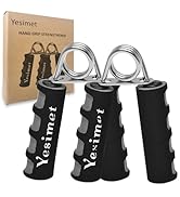 2 Pack Hand Grip Strengthener Set, Forearm Exerciser, Finger Gripper, Grip Strength Trainer, Hand...