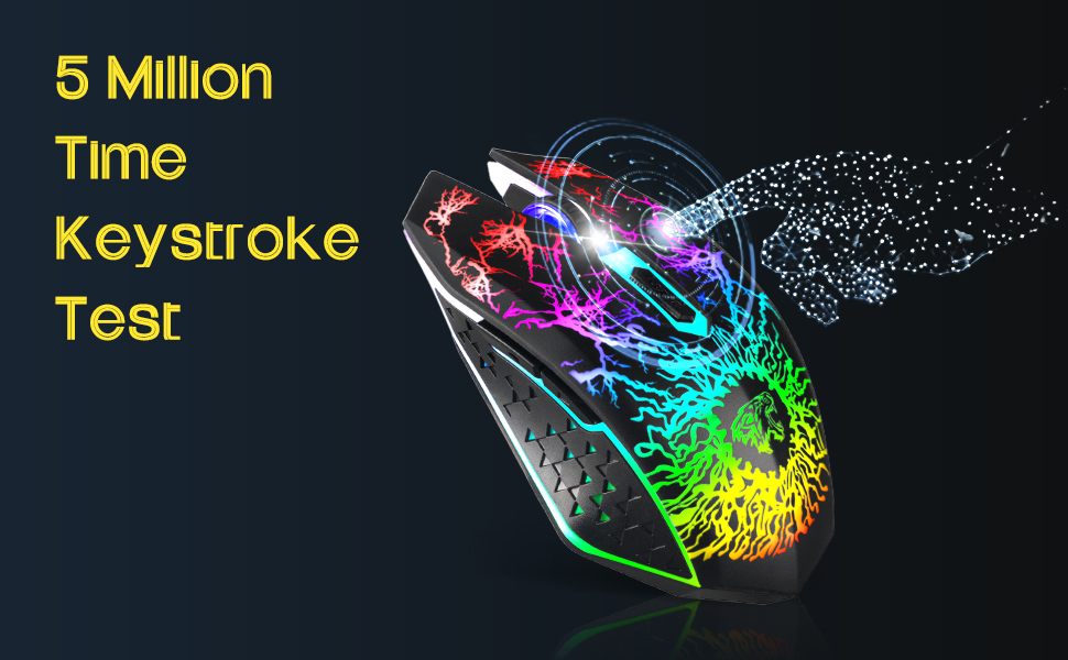 5 million time keystroke test